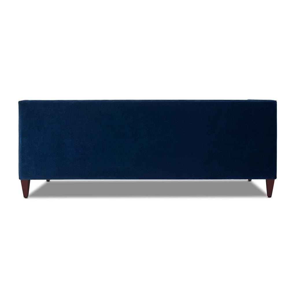 84" Navy Blue Velvet Tufted Sofa F149