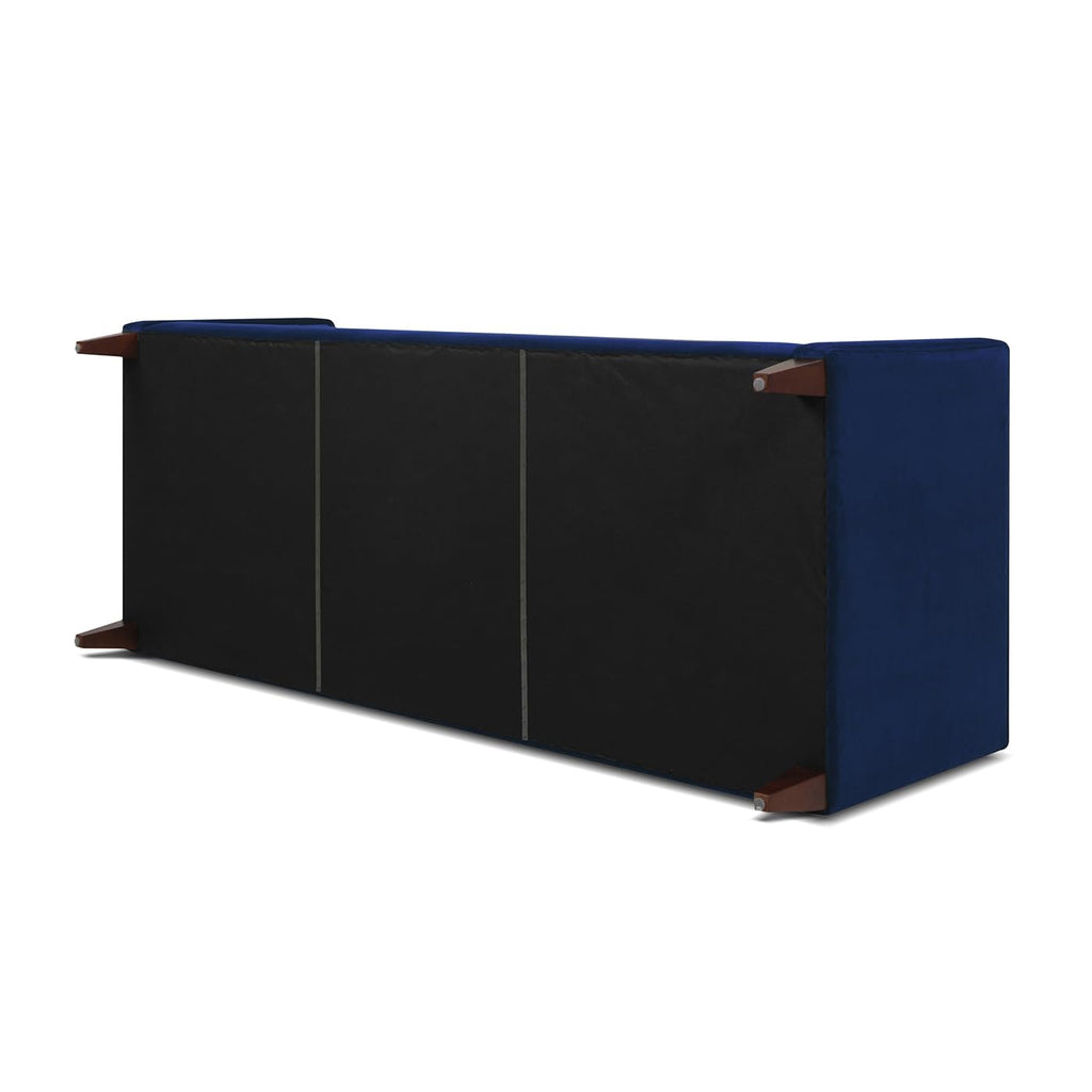 84" Navy Blue Velvet Tufted Sofa F149