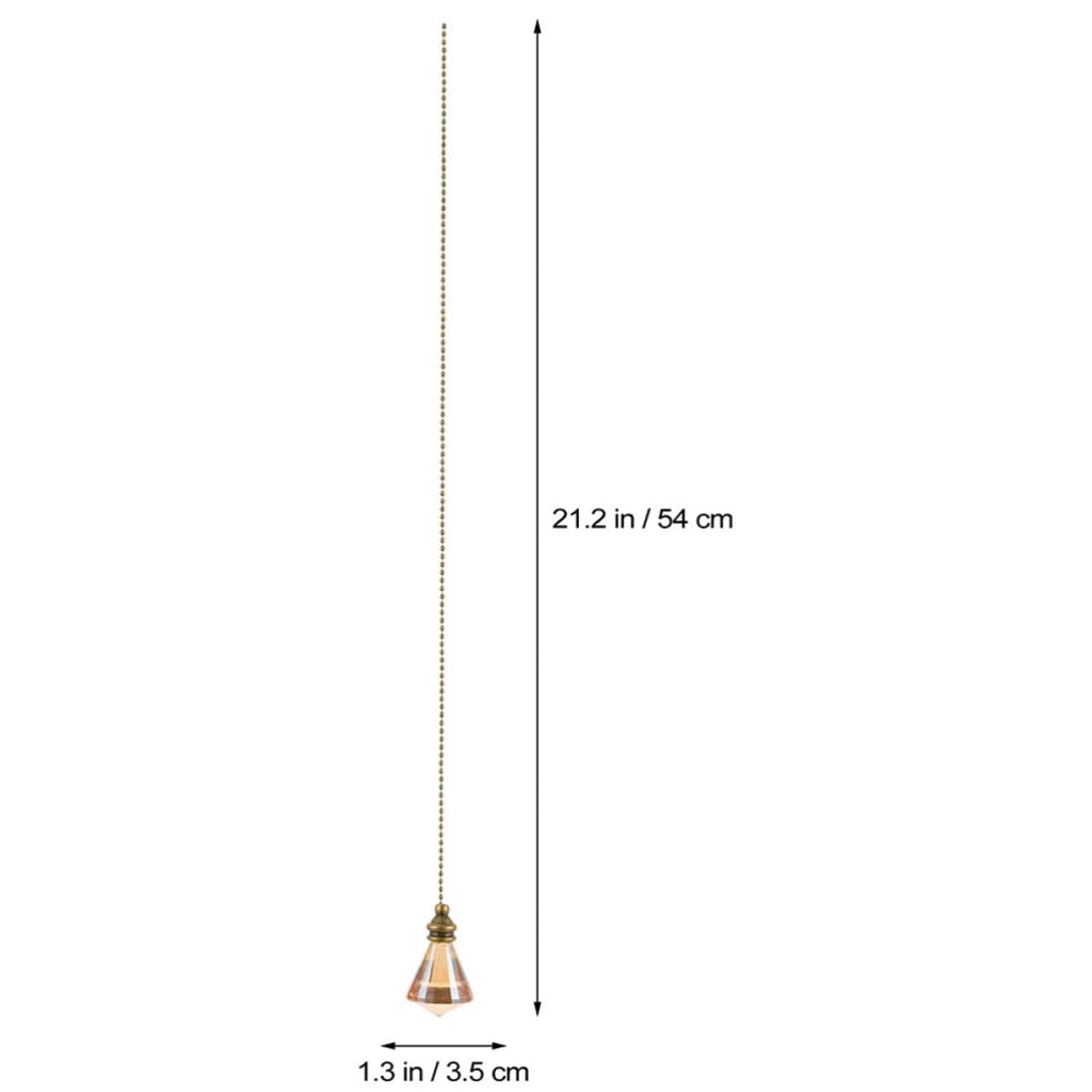 Ceiling Fan Pull Chain Crystal Pendant T4152