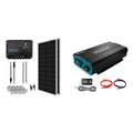 200 Watt 12 Volt Monocrystalline Solar Panel Starter Kit & 2000W Pure Sine Wave Inverter E95790