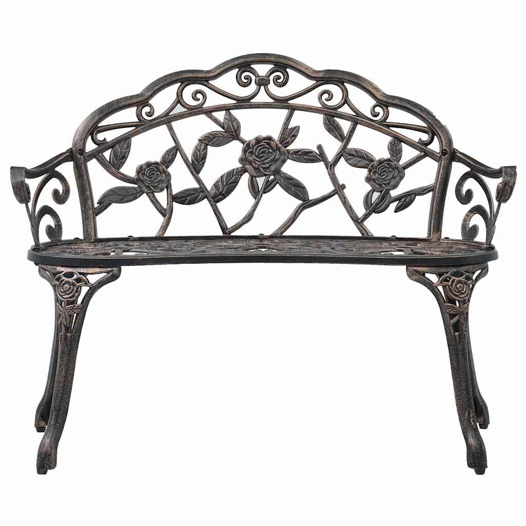 Bronze Cast Aluminum Outdoor Bench H8433