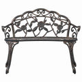 Bronze Cast Aluminum Outdoor Bench H8433