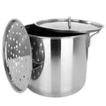 60 QT Stainless Steel Stock Pot Steamer V727