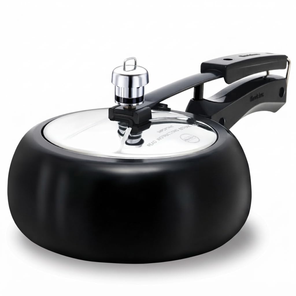 2 Litre Black Hard Anodised Pressure Cooker H434968