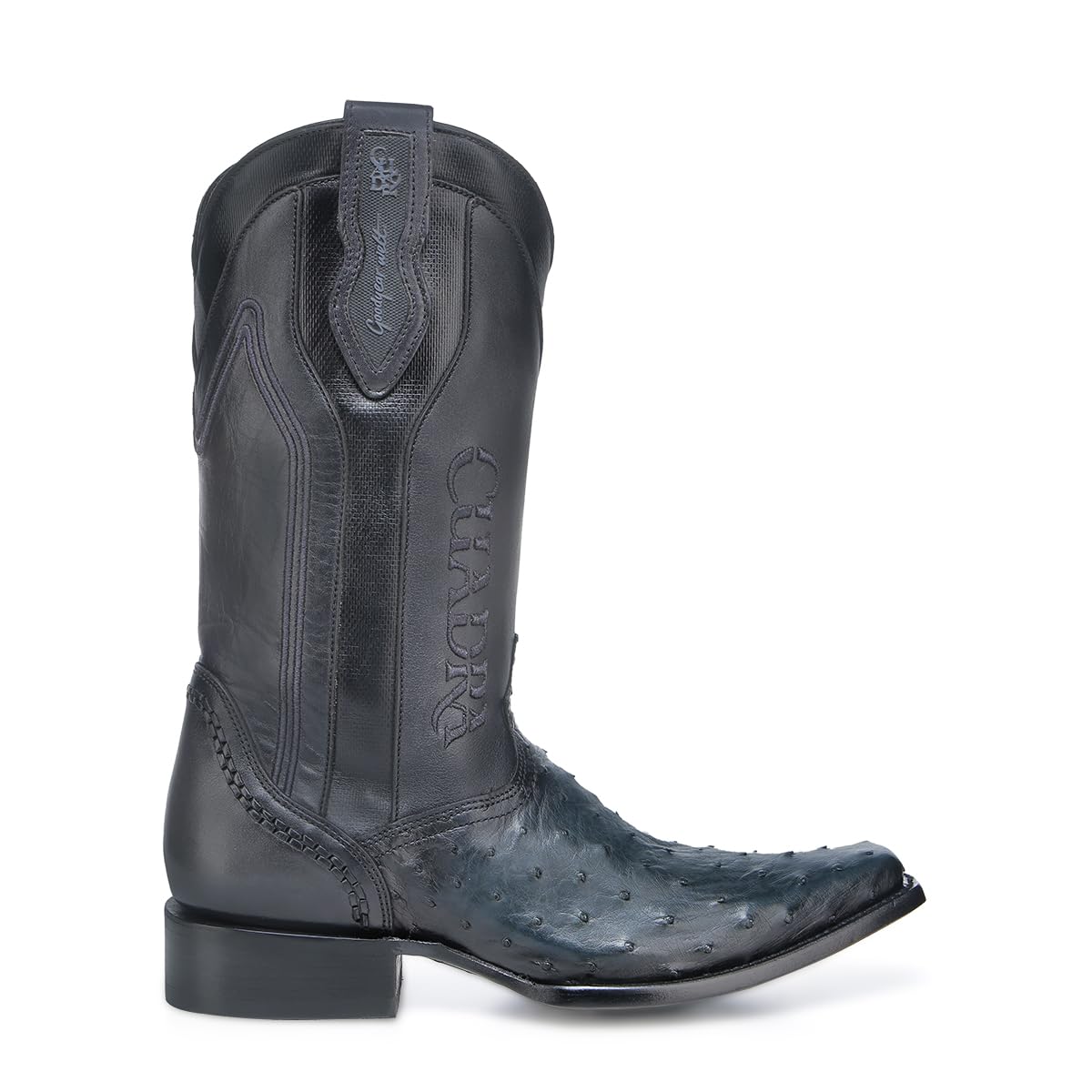 Ostrich Leather Western Boots N6485