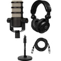 Dynamic Podcasting Microphone with Headphones, Stand, XLR Cable P6628