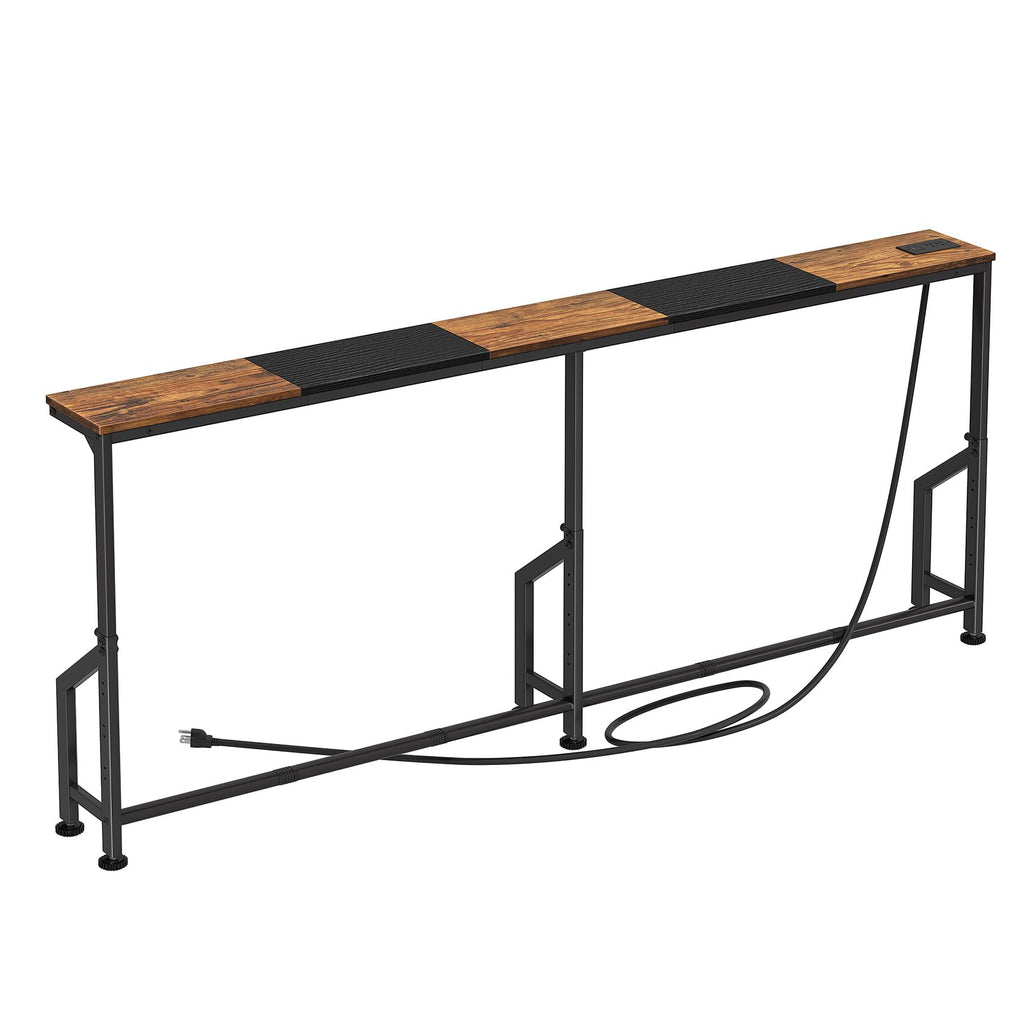 Narrow Console Table with Power Outlet S38704