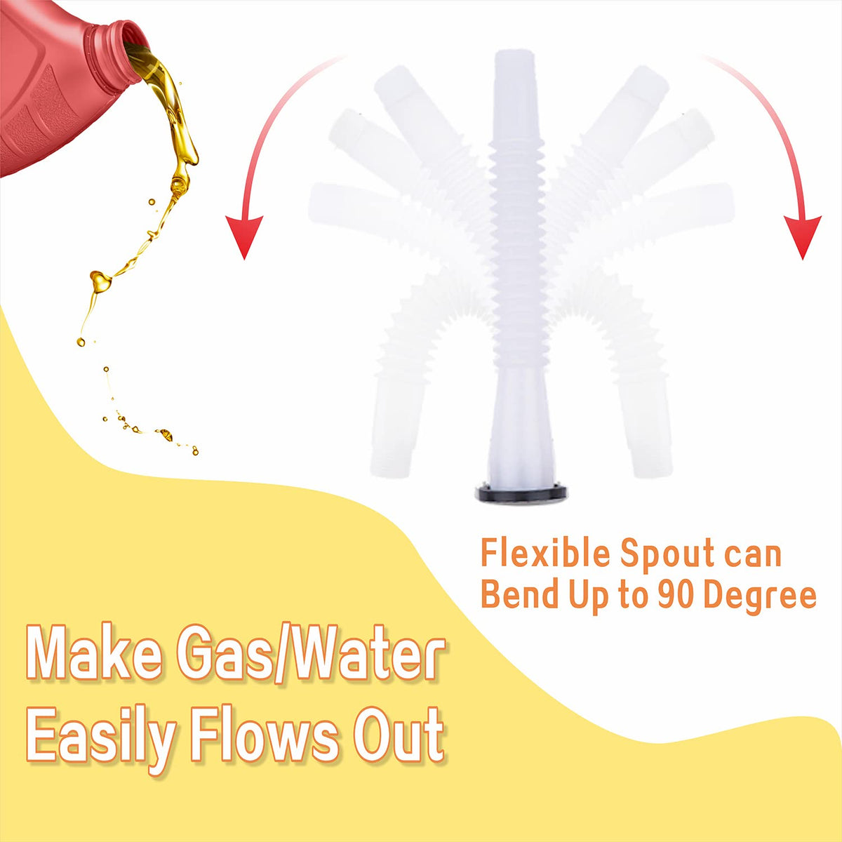 Gas Can Spouts Flexible Pour Nozzle L215
