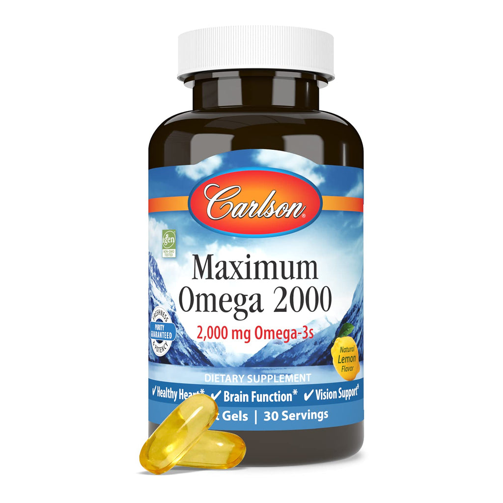 Omega 2000 mg Lemon 60 Softgels J176691
