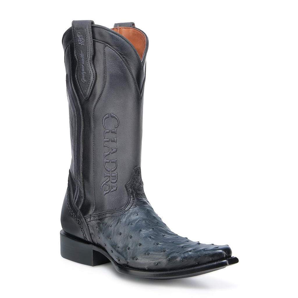Ostrich Leather Western Boots N6485