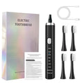 Rechargeable Electric Toothbrush with 4 Replacement Heads D196
