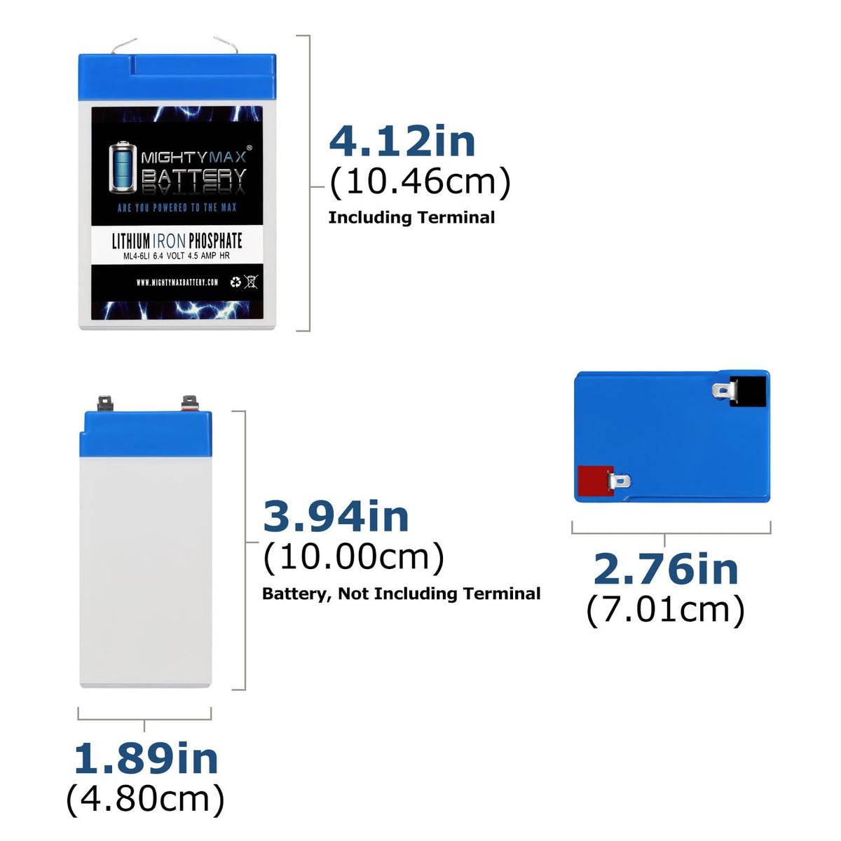 6V 4.5AH Lithium Replacement Battery L833