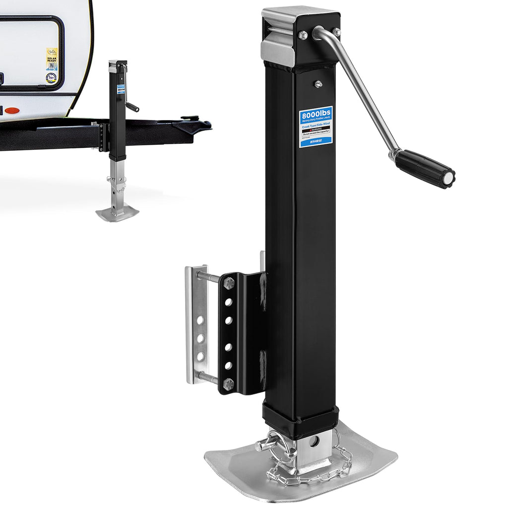 8000 lbs Adjustable Manual Trailer Jack H87345