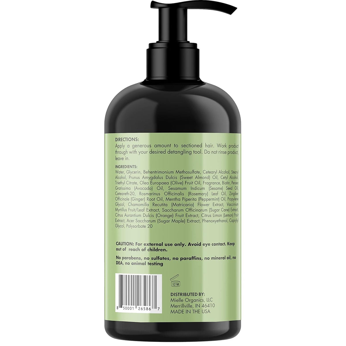 Rosemary Mint Strengthening Leave In Conditioner 12 Oz S110