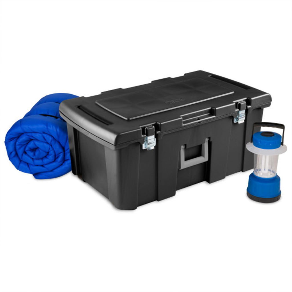 Wheeled Utility Storage Container with Lids, 6-Pack Y872254