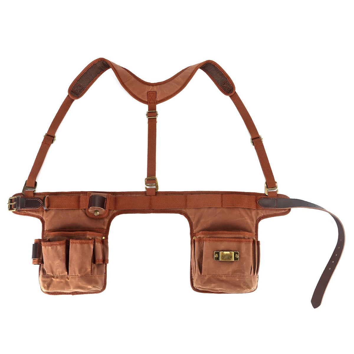 Tool Belt Bag with Suspenders 5+ Pockets Z792469