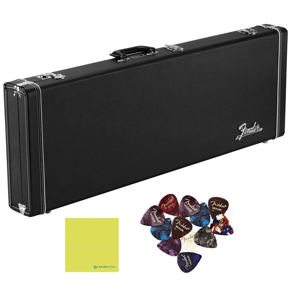 Black Wood Guitar Case J965