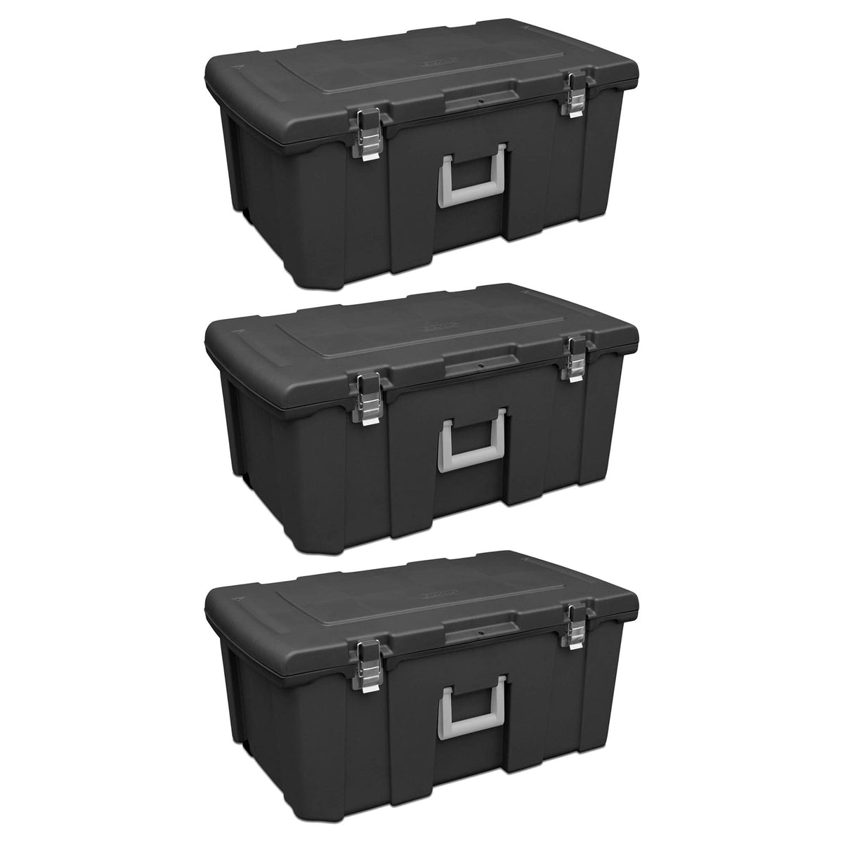 Wheeled Utility Storage Container with Lids, 6-Pack Y872254