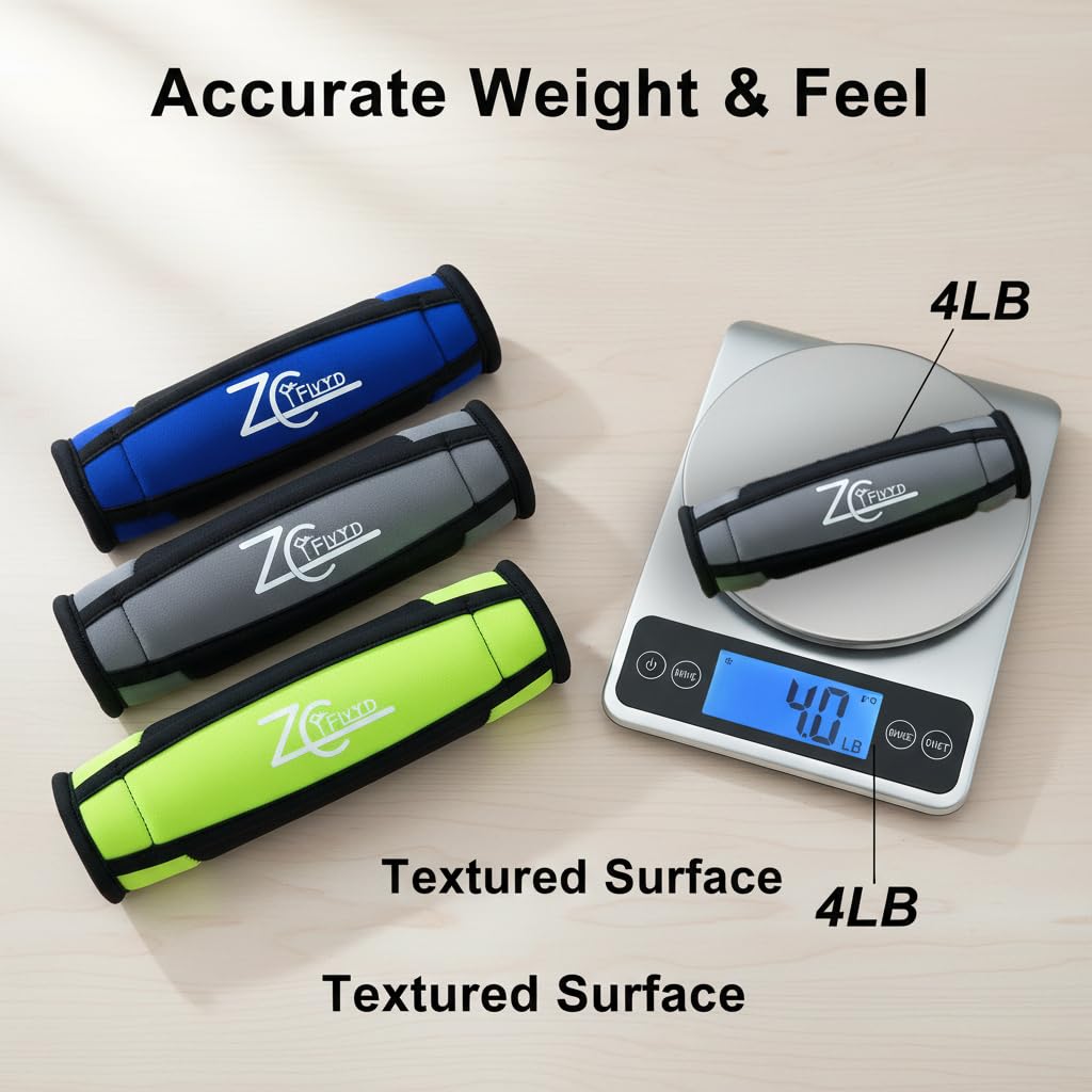Soft Hand Weights with Hand Straps Y132