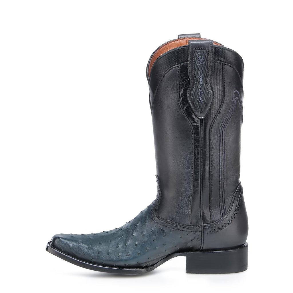Ostrich Leather Western Boots N6485