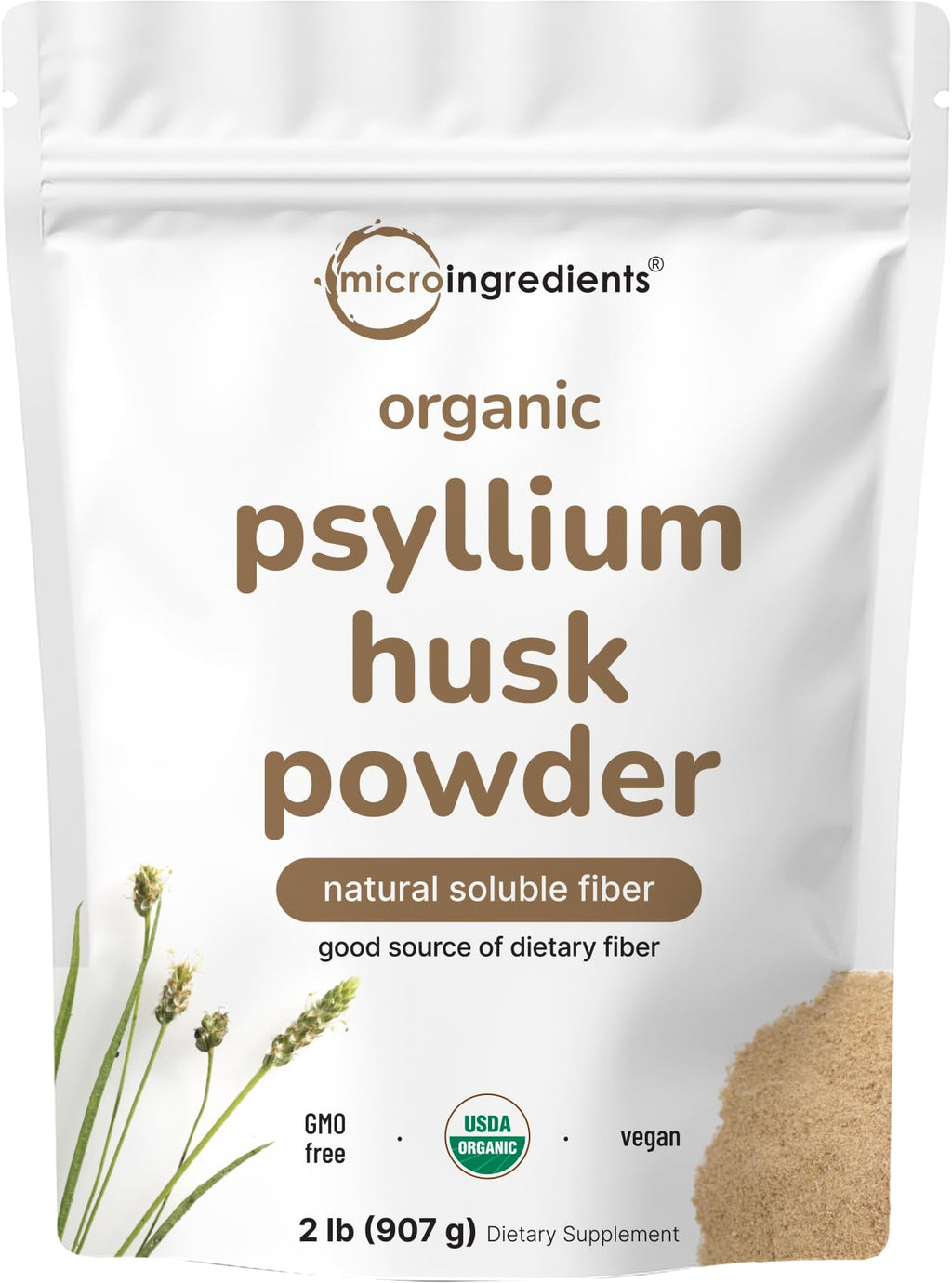 Organic Psyllium Husk Powder 2lbs I77994