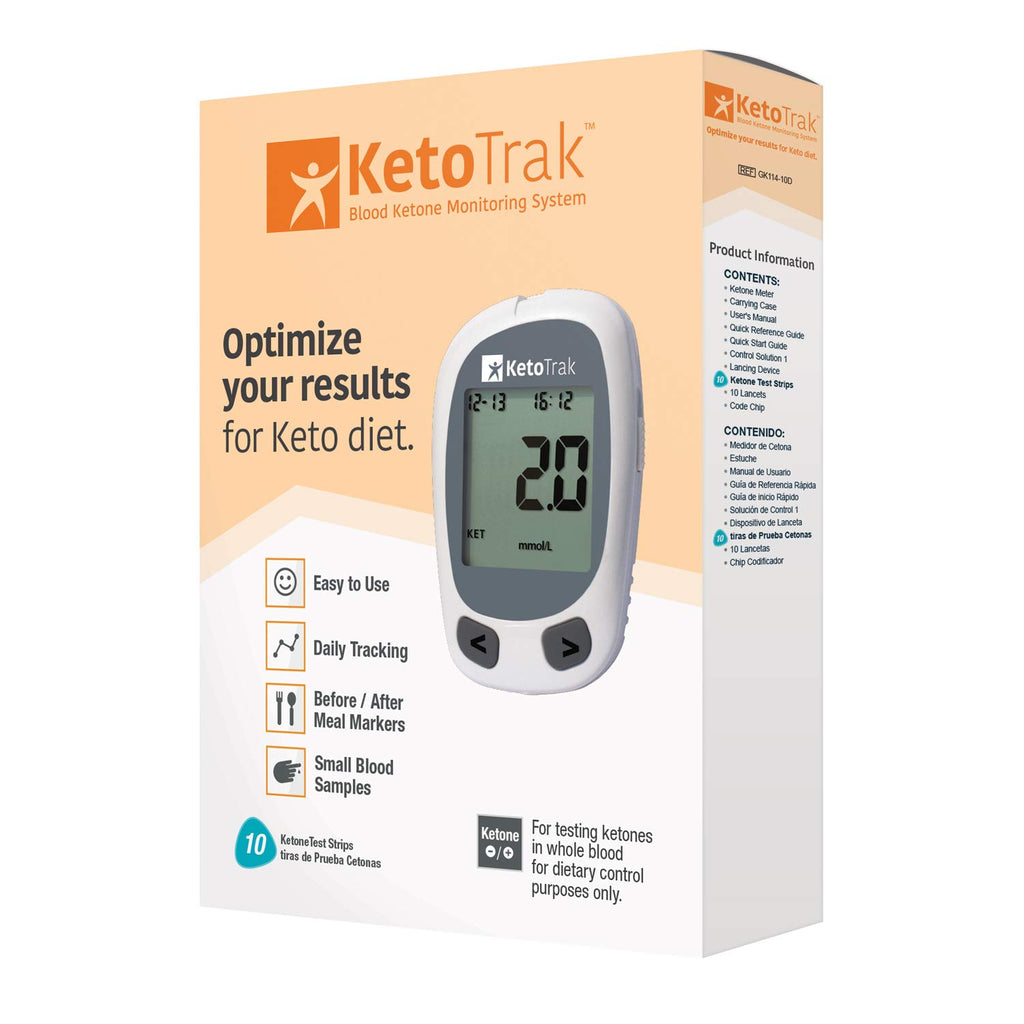Blood Ketone Testing Kit with 10 Strips J19887