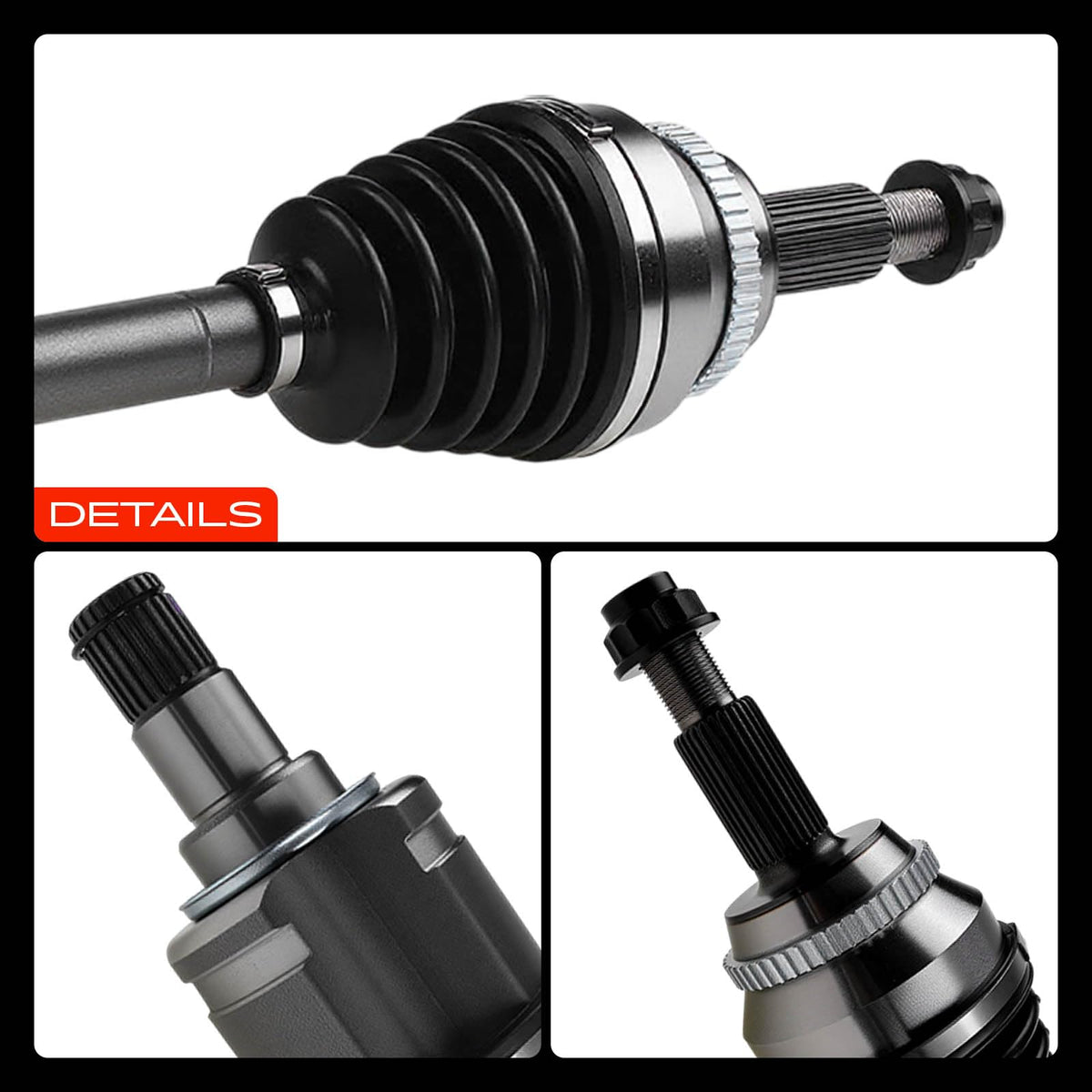 Set of 2 Front CV Axle Shaft Assembly O170