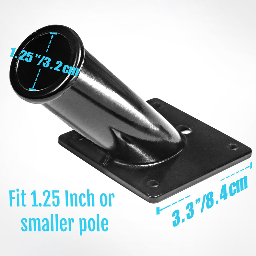 45 Degree Angle Aluminum Flag Pole Mounting Bracket P219978