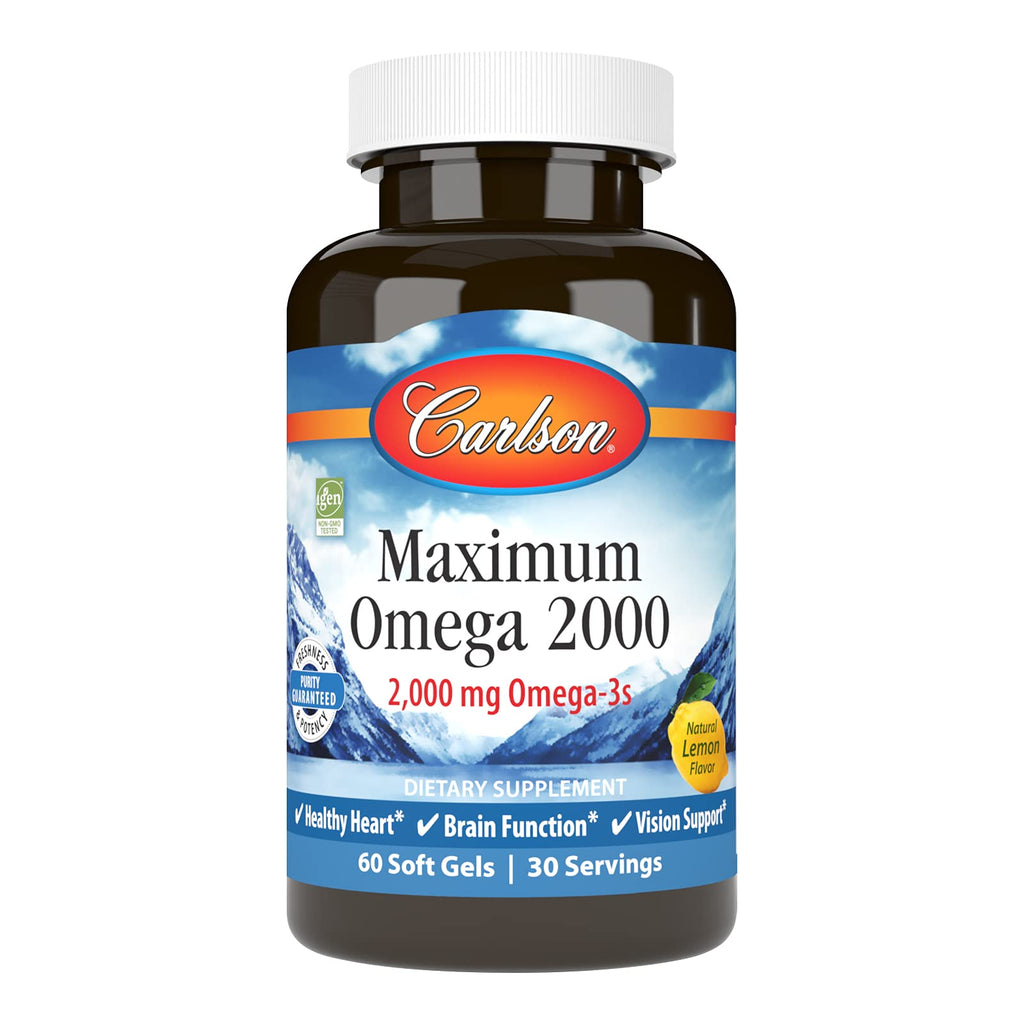 Omega 2000 mg Lemon 60 Softgels J176691