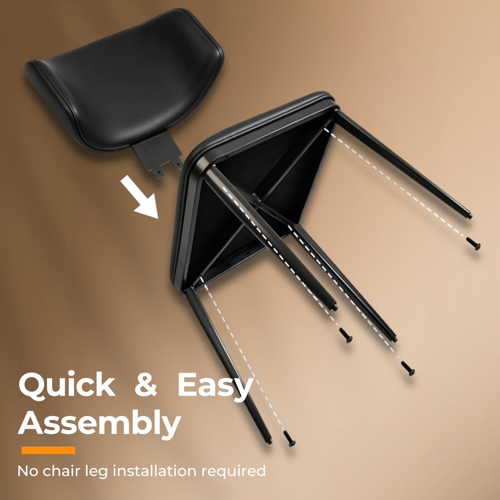 Dining Chairs Set of 4 Faux Leather R120