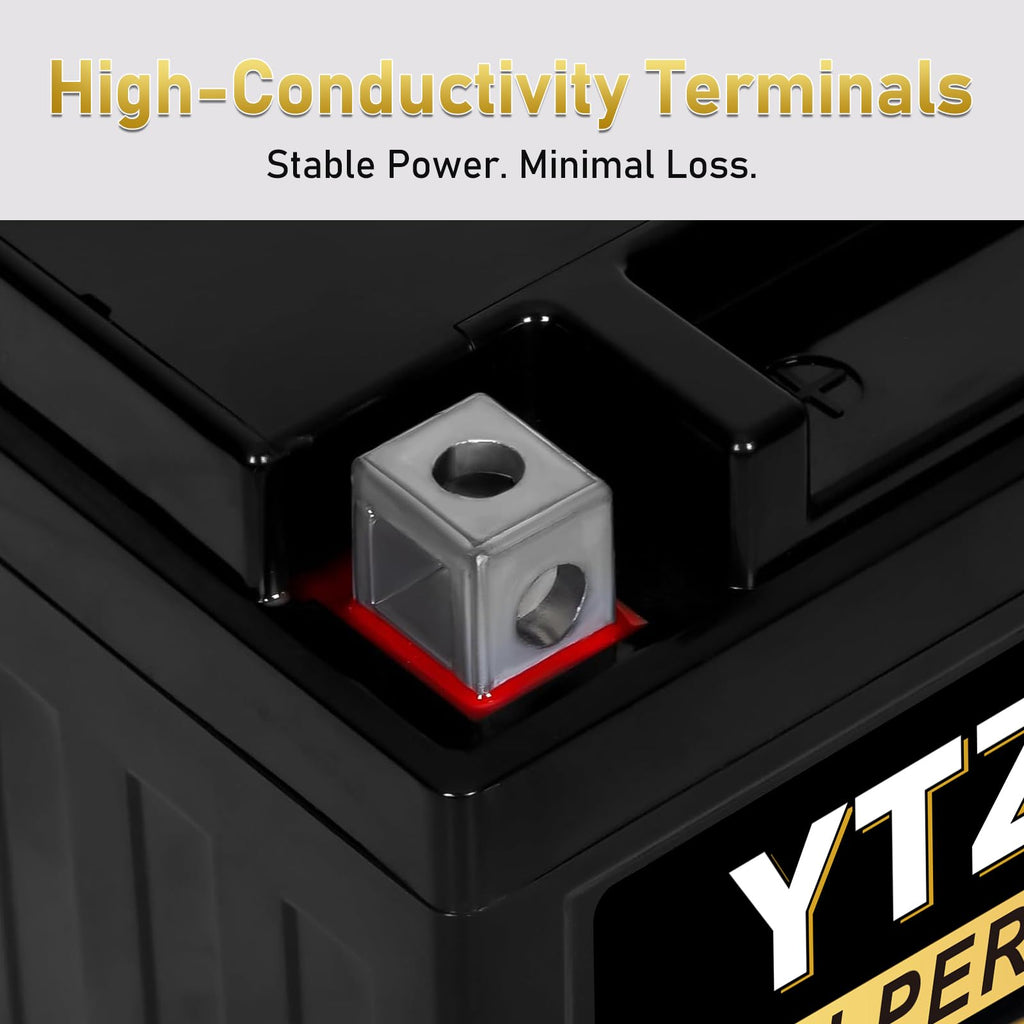 12V 11.2Ah AGM Sealed Motorcycle Battery B393