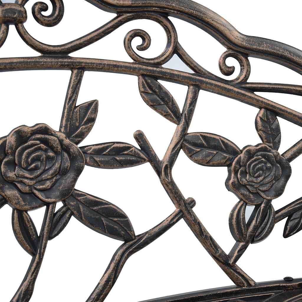 Bronze Cast Aluminum Outdoor Bench H8433