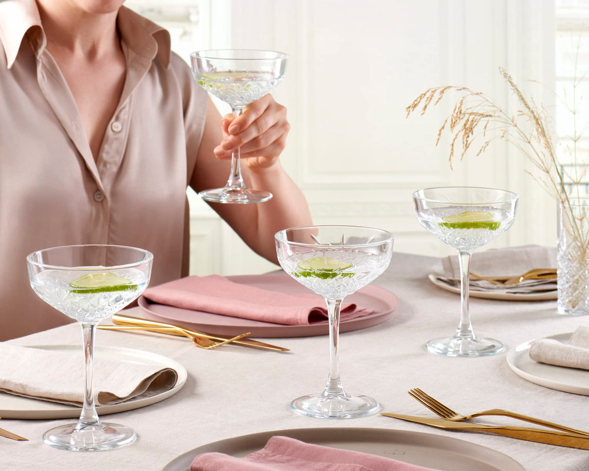Set Of 4 Coupe Cocktail Glasses 8.6 oz C29568