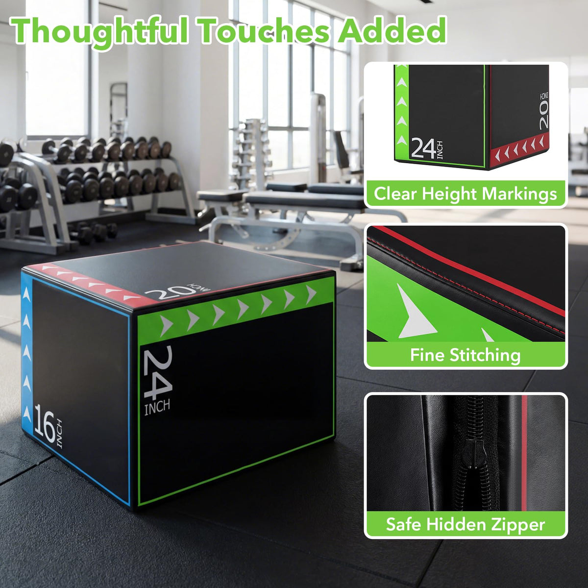 Plyometric Jump Box 3-in-1 X63603
