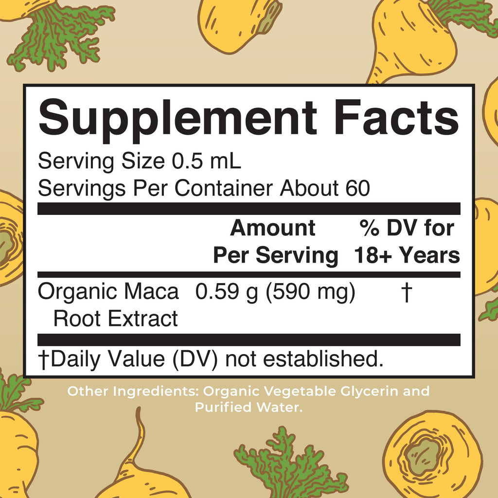 USDA Organic Maca Root Liquid Drops T283