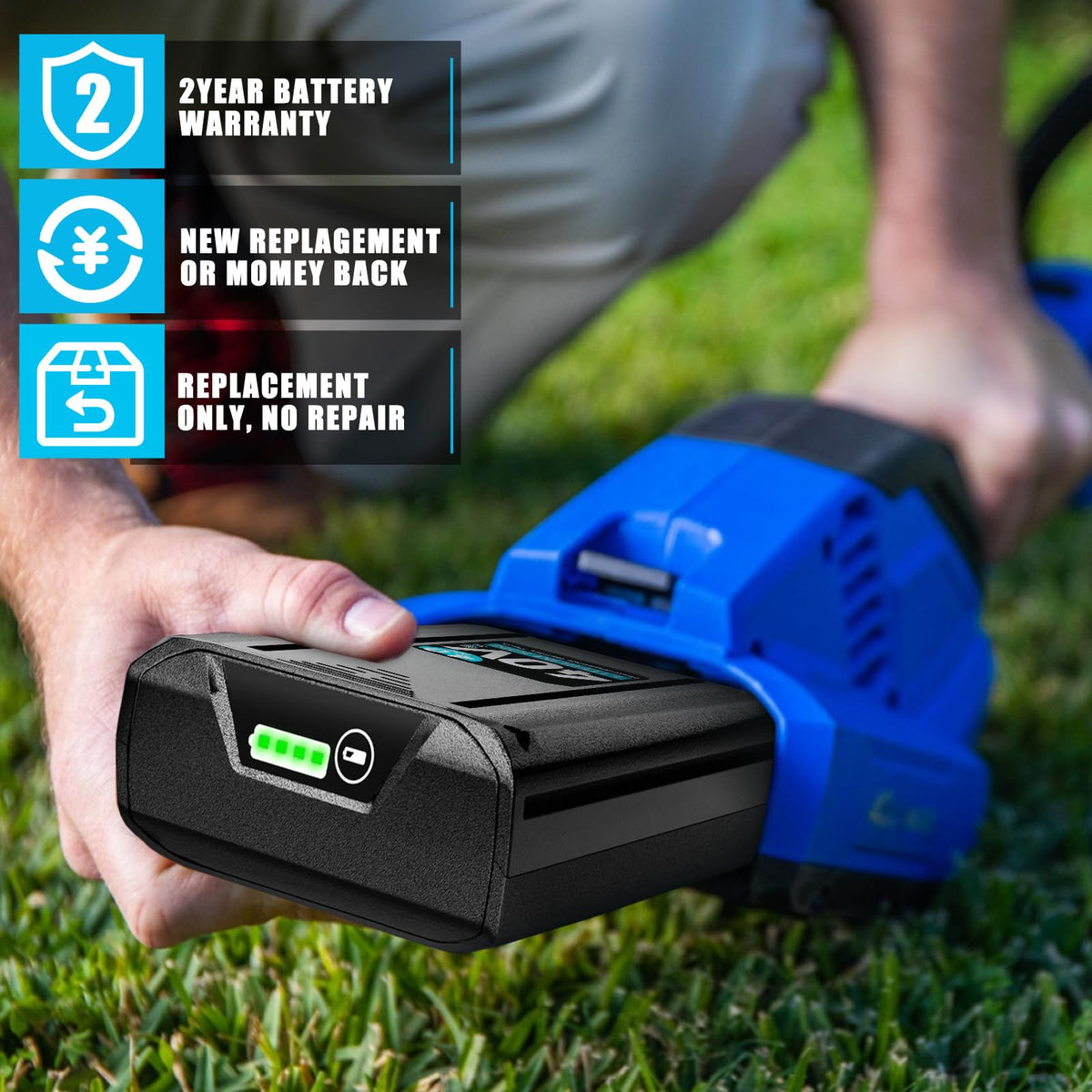40V 4.0Ah Lithium Ion Cordless Power Tool Battery K4046