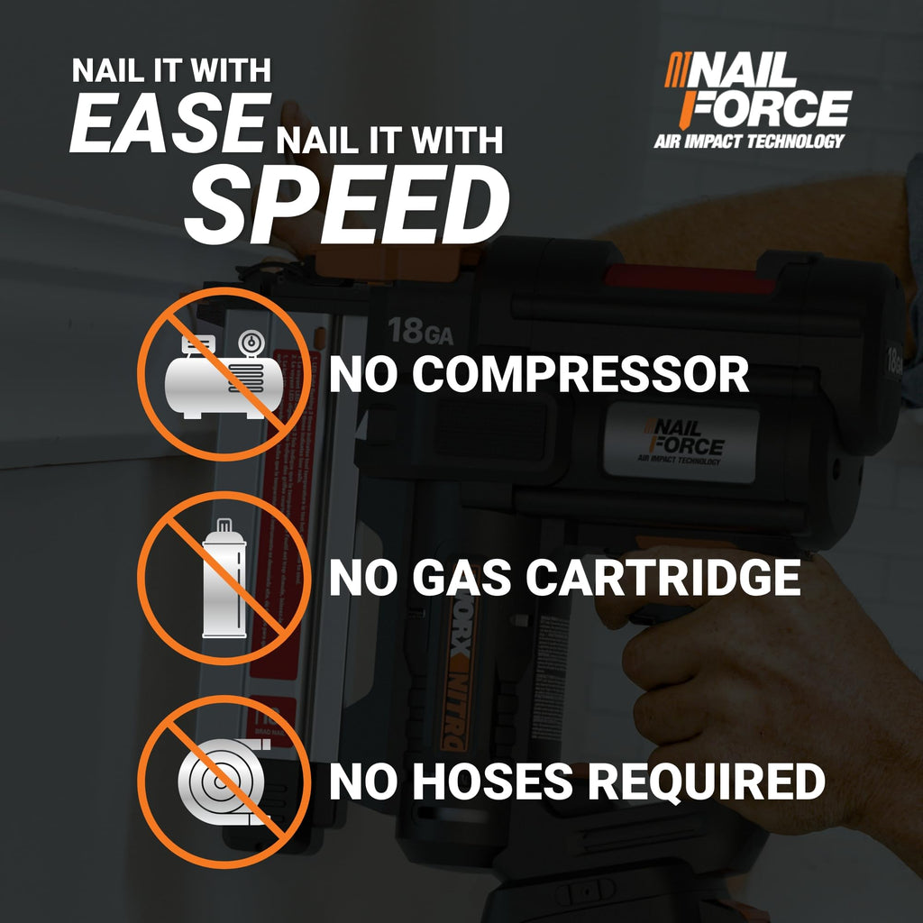 Cordless Brad Nailer 20V 18GA E37433