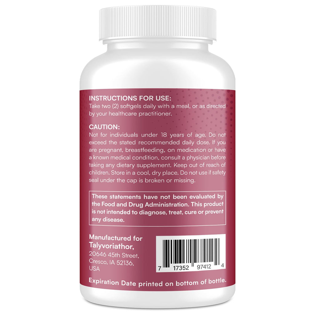 Red Yeast Rice 1200mg CoQ10 Astaxanthin 120 Softgels Q439539
