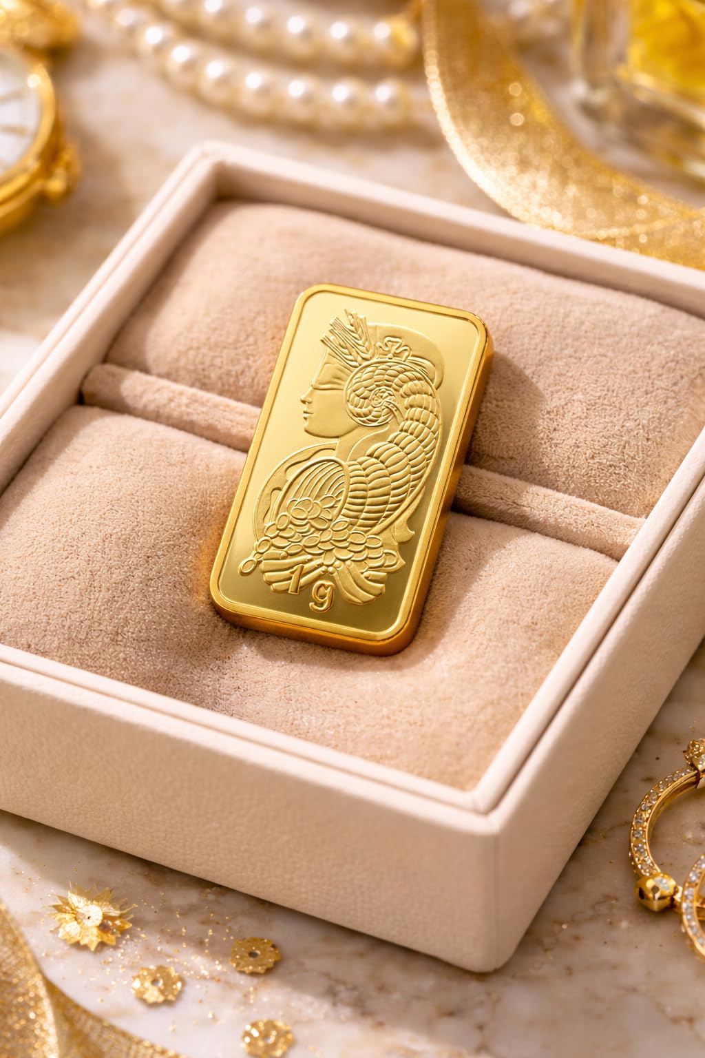 24k Gold Bar .9999 Fine P419925
