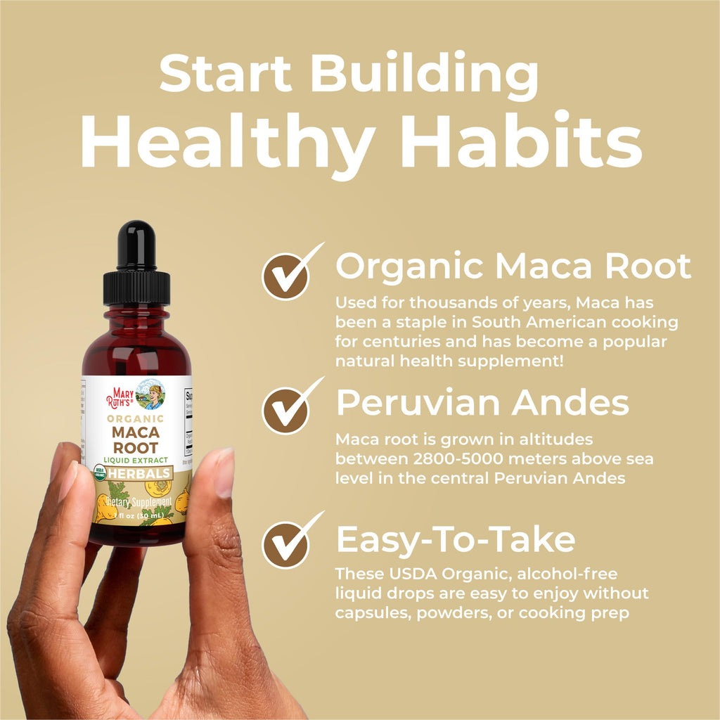 USDA Organic Maca Root Liquid Drops T283