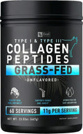 Hydrolyzed Collagen Peptides Powder, 10g Protein, Unflavored, 23.53 oz H17254