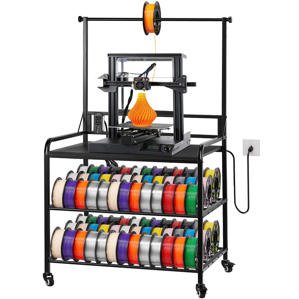 3-Tier Filament Storage Rack with Wheels Y1137