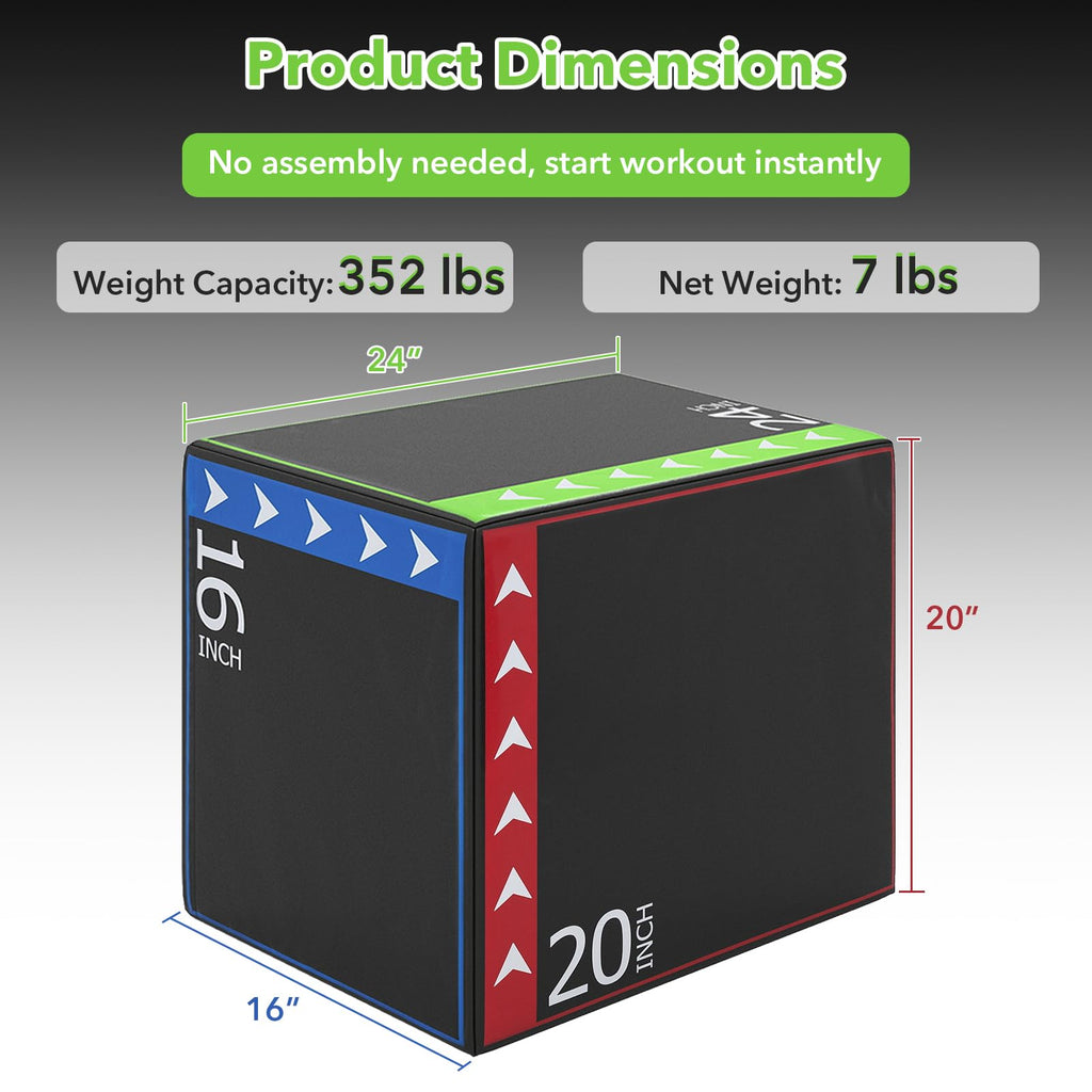 Plyometric Jump Box 3-in-1 X63603