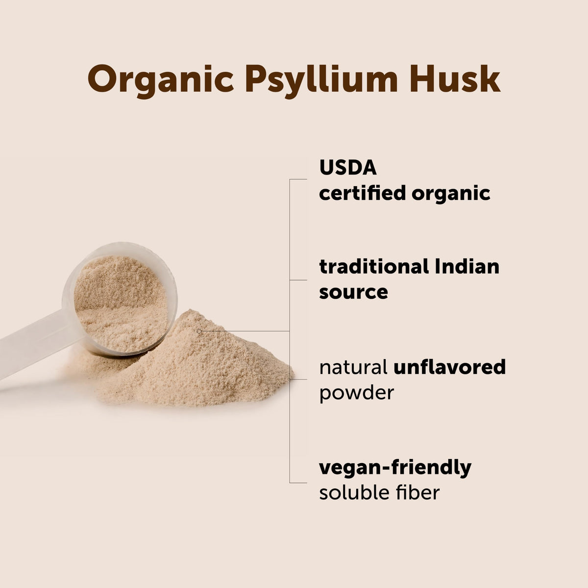 Organic Psyllium Husk Powder 2lbs I77994