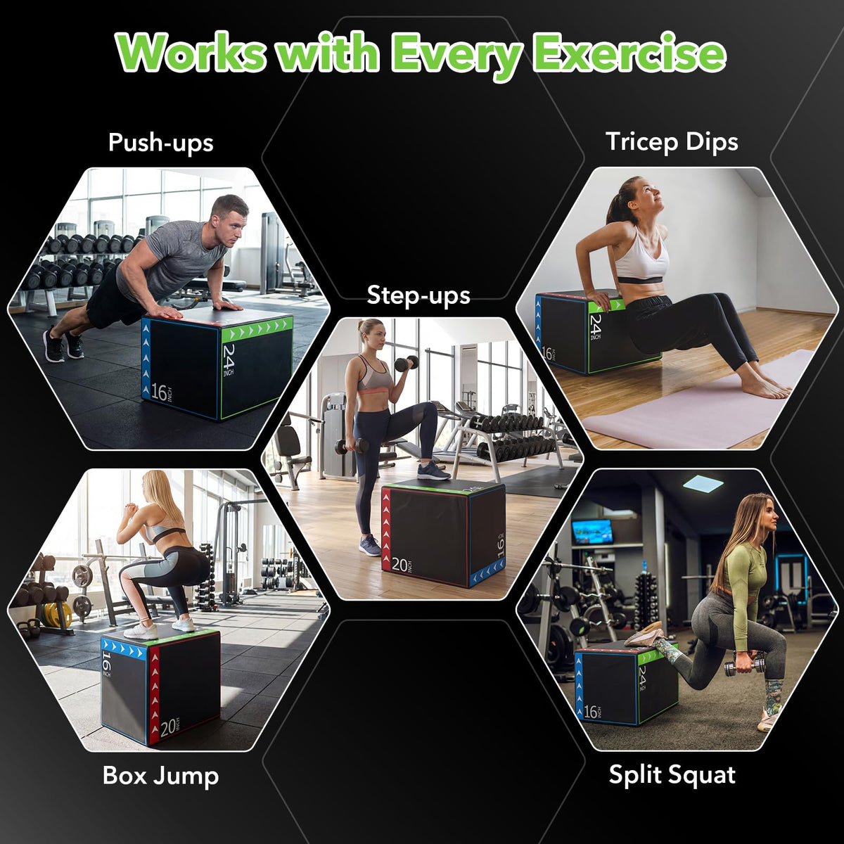 Plyometric Jump Box 3-in-1 X63603