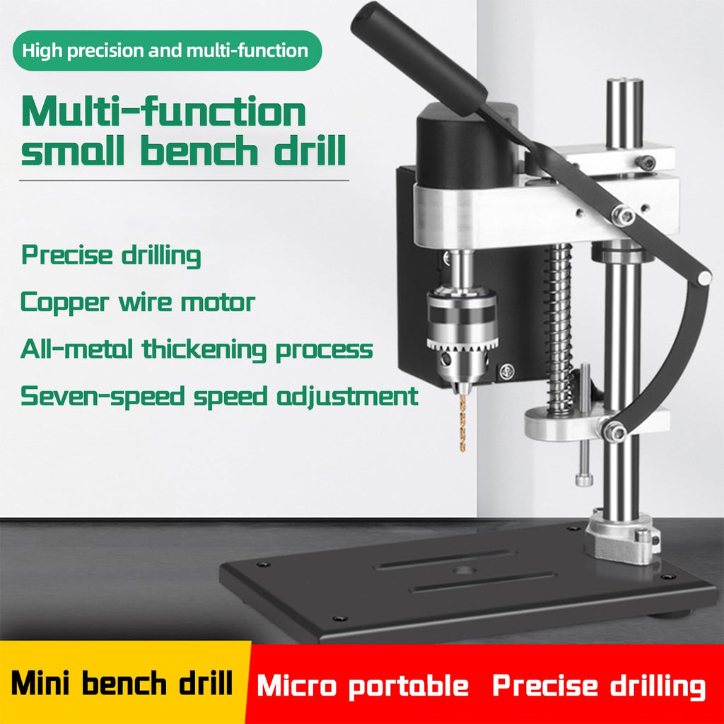 Benchtop Drill Press 0.6-6mm B10 Chuck 7-Speed Adjustable Electric T56384