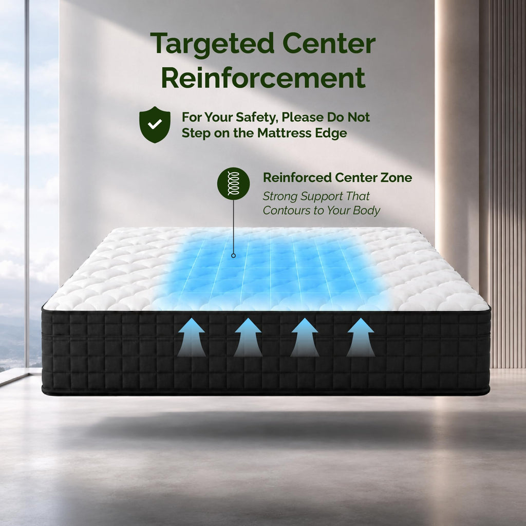 Full Size 12 Inch Hybrid Innerspring Mattress E35097