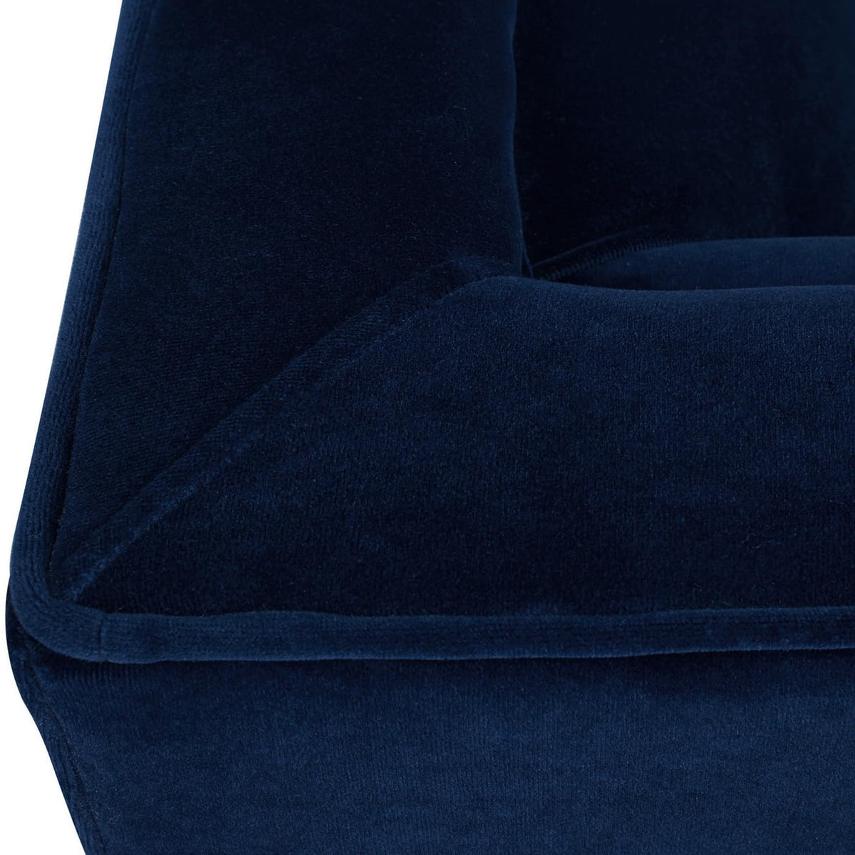 84" Navy Blue Velvet Tufted Sofa F149