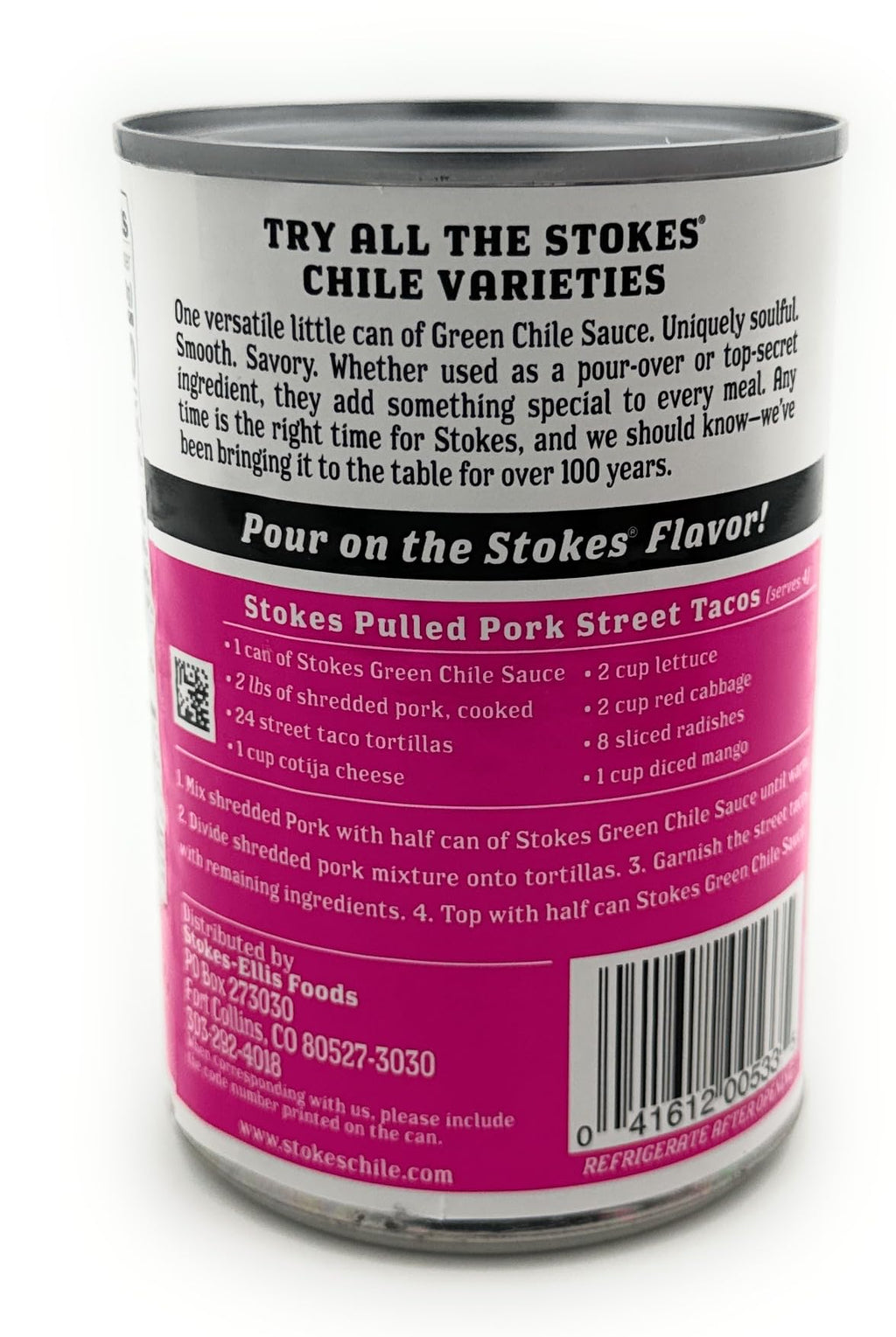 Green Chile Sauce with Pork and Jalapenos Pack of 6 L14881
