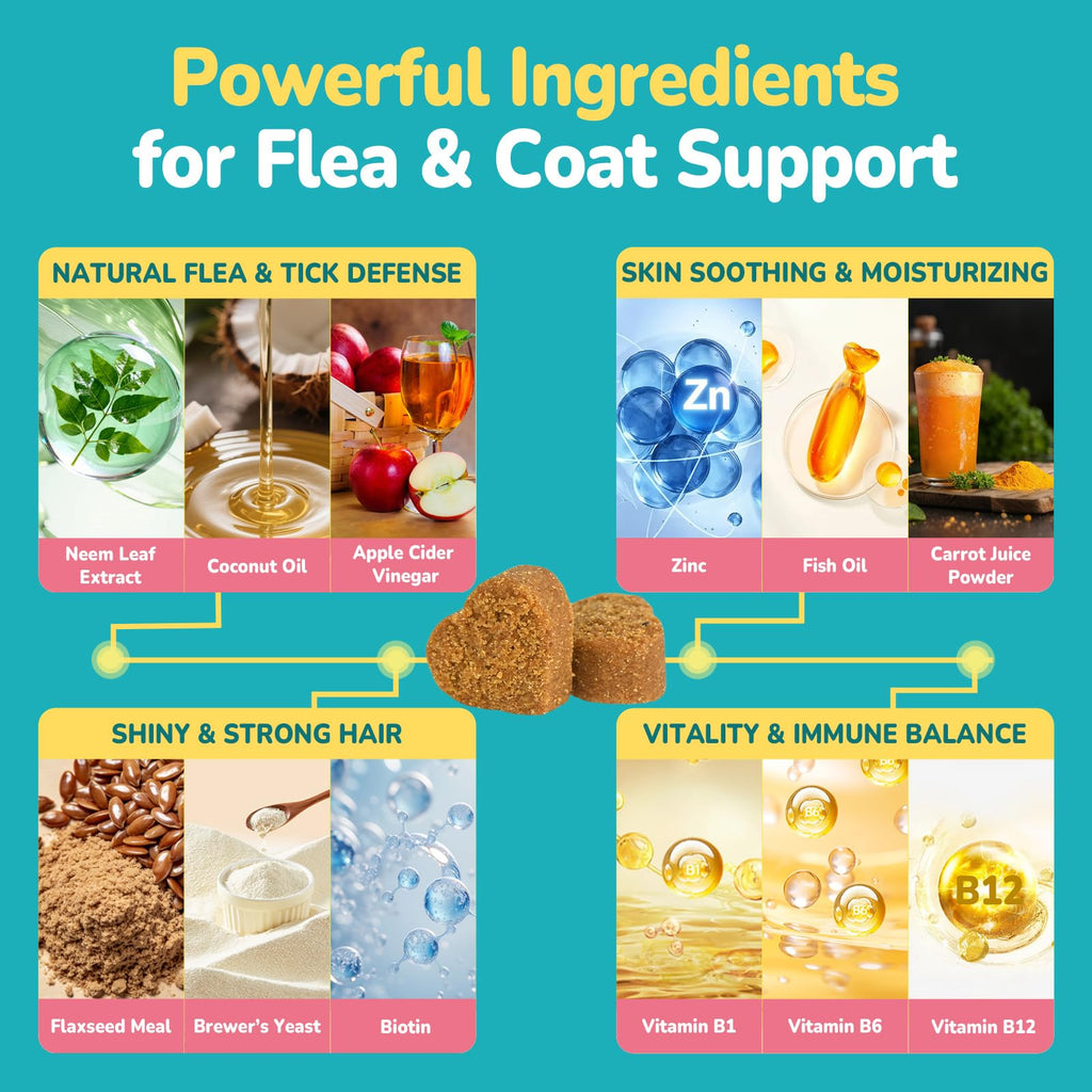Soft Chews Chicken Flavor Flea and Tick Prevention for Dogs W460243